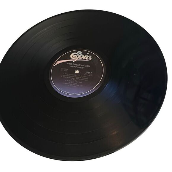 REO Speedwagon Epic Hi Infidelity Vinyl Records LP - Picture 5 of 9